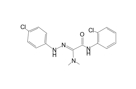 (Z)-2-Dimethylamino-N-(2-chlorophenyl)-2-[(4-chlorophenyl)hydrazono]acetamide