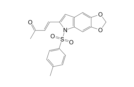 (3E)-4-[5-(4-Methylphenyl)sulfonyl-5H-[1,3]dioxolo[4,5-f]indol-6-yl]-but-3-en-2-one