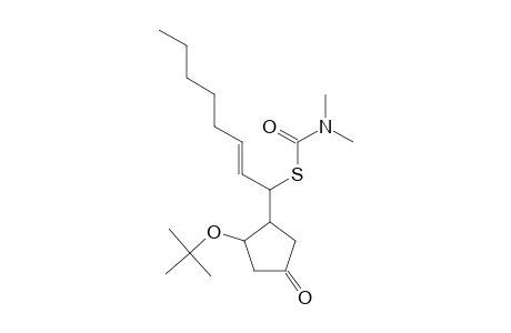 S-(1R*,1'R*,2E,2'R*)-1-(2'-TERT.-BUTOXY-4'-OXO-CYCLOPENTYL)-OCT-2-ENYL-N,N-DIMETHYL-THIOCARBAMATE