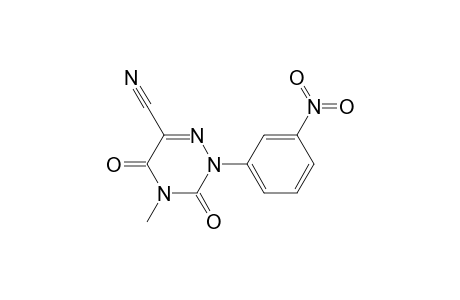 1,2,4-Triazine-6-carbonitrile, 2,3,4,5-tetrahydro-4-methyl-2-(3-nitrophenyl)-3,5-dioxo-