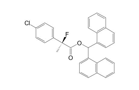 (S)-DI-(NAPHTHALEN-1-YL)-METHYL-2-(4-CHLOROPHENYL)-2-FLUOROPROPANOATE