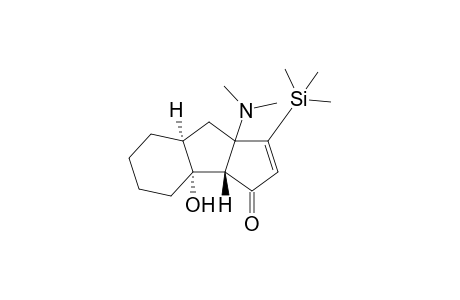 (3bR,3aS,7aS)-8a-(Dimethylamino)-3b-hydroxy-1-[trimethylsilyl]-3b,4,5,6,7,7a,8,8a-octahydro-3aH-cyclopenta[a]inden-3-one