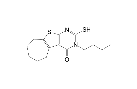 3-butyl-2-sulfanyl-3,5,6,7,8,9-hexahydro-4H-cyclohepta[4,5]thieno[2,3-d]pyrimidin-4-one