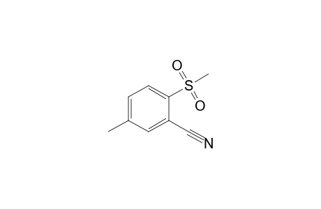 2-(Methylsulfonyl)-5-methylbenzonitrile