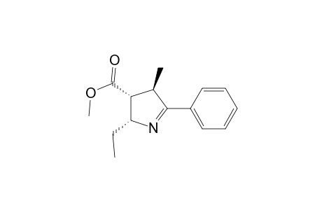 2H-Pyrrole-3-carboxylic acid, 2-ethyl-3,4-dihydro-4-methyl-5-phenyl-, methyl ester, (2.alpha.,3.alpha.,4.beta.)-