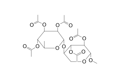 METHYL 2,3-DI-O-ACETYL-4-O-(2,3,4-TRI-O-ACETYL-ALPHA-L-RHAMNOPYRANOSYL)-BETA-D-XYLOPYRANOSIDE