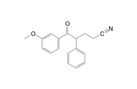 4-(m-Anisoyl)-4-phenylbutyronitrile