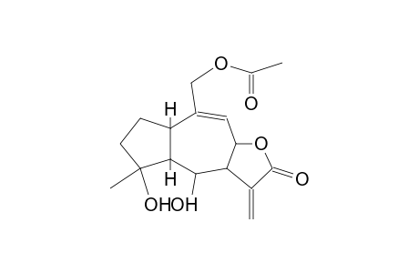 AZULENO[6,5-B]FURAN-2(3H)-ONE, 8-[9ACETYLOXY)METHYL]-3A,4,4A,5,6,7,7A,9A-OCTAHYDRO-4,5-DIHYDROXY-5-METHYL-3-METHYLENE-
