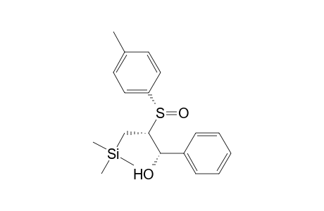(1S,2R)-1-phenyl-2-[(R)-p-tolylsulfinyl]-3-trimethylsilyl-propan-1-ol