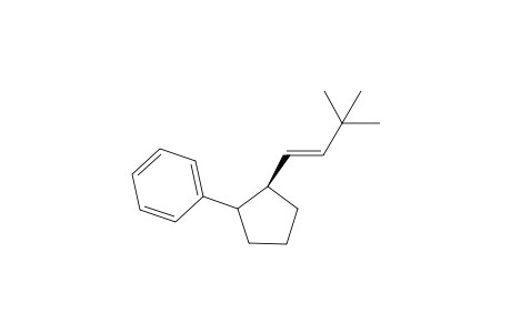 (E)-1-tert-Butyl-2-((1'S,2'S)-trans-phenylcyclopentyl)ethylene