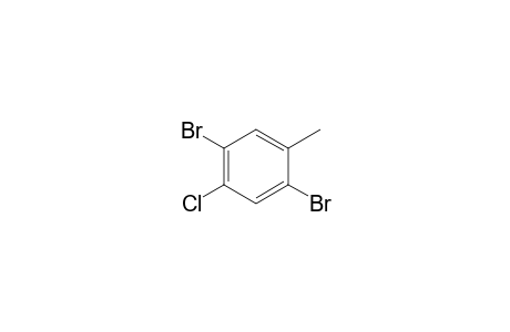 1,4-bis(bromanyl)-2-chloranyl-5-methyl-benzene