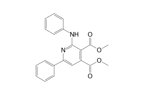 2-Anilino-6-phenyl-pyridine-3,4-dicarboxylic acid dimethyl ester