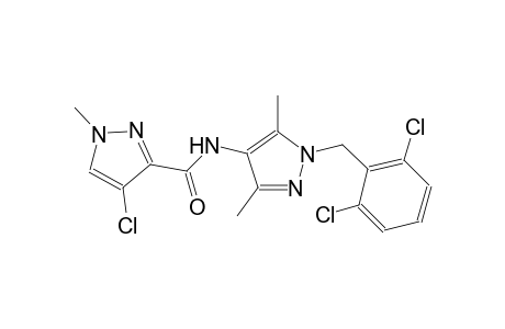 4-chloro-N-[1-(2,6-dichlorobenzyl)-3,5-dimethyl-1H-pyrazol-4-yl]-1-methyl-1H-pyrazole-3-carboxamide