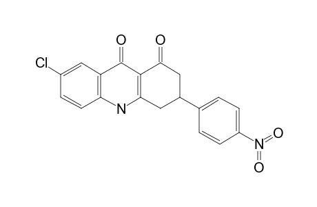 7-Chloro-3,4-dihydro-2-[4-nitrophenyl]-1,9(2H,10H)-acridinedione