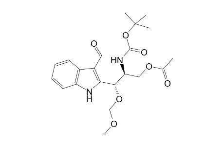 2-[(1S,2S)-3-Acetoxy-2-(tert-butyloxycarbonylamino)-1-(methoxymethoxy)propyl]-3-formylindole