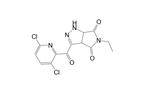 3-(3,6-Dichloro-pyridine-2-carbonyl)-5-ethyl-3a,6a-dihydro-1H-pyrrolo[3,4-c]pyrazole-4,6-dione
