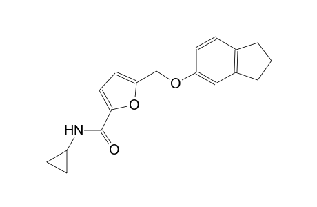 N-cyclopropyl-5-[(2,3-dihydro-1H-inden-5-yloxy)methyl]-2-furamide
