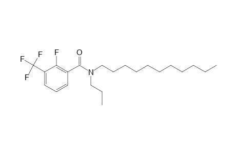 Benzamide, 2-fluoro-3-trifluoromethyl-N-propyl-N-undecyl-