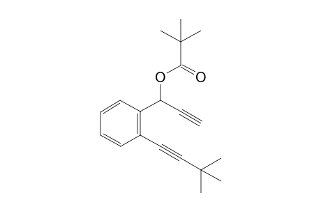 1-(2-(3,3-dimethylbut-1-ynyl)phenyl)prop-2-ynyl pivalate