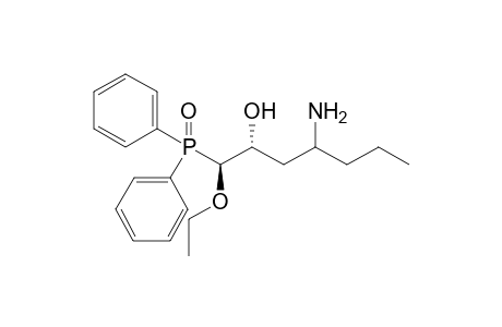 (1S,2R)-4-amino-1-diphenylphosphoryl-1-ethoxy-heptan-2-ol