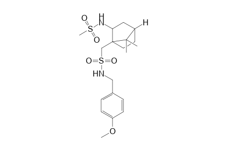 N-(4-Methoxyphenyl)methyl-2-methylsulfonylamino-7,7-dimethylbicyclo[2.2.1]hept-1-ylmethanesulfonamide