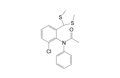 6'-Chloro-bis(.alpha.-methylthio)-N-phenyl-o-acetotoluidide