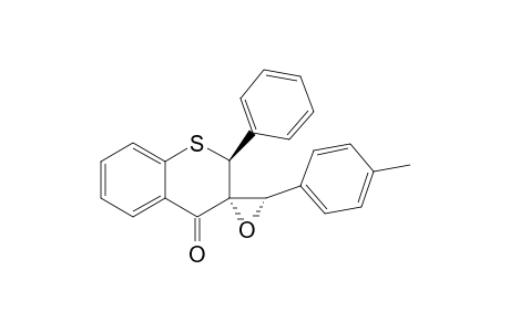 TRANS,TRANS-(+/-)-3'-(4-METHYLPHENYL)-2-PHENYLSPIRO-[2H-1-BENZOTHIOPYRAN-3(4H),2'-OXIRAN]-4-ONE