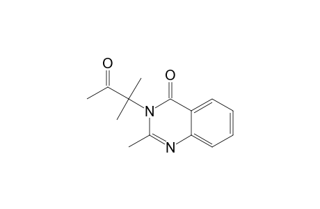 2-METHYL-3-(1,1-DIMETHYLACETONYL)-QUINAZOLIN-4-(2-H)-ONE