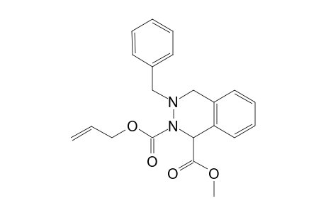 2-(Alloxycarbonyl)-3-benzyl-1,2,3,4-tetrahydro-1-phthazinecarboxylic acid methyl ester