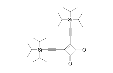 3-Cyclobutene-1,2-dione, 3,4-bis[[tris(1-methylethyl)silyl]ethynyl]-