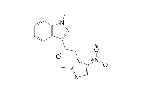 ethanone, 1-(1-methyl-1H-indol-3-yl)-2-(2-methyl-5-nitro-1H-imidazol-1-yl)-