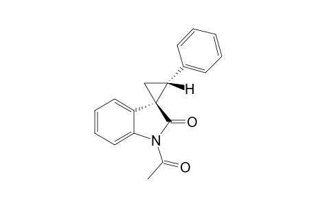 (1S,2R)-1'-acetyl-2-phenylspiro[cyclopropane-1,3'-indolin]-2'-one