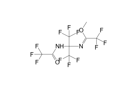 2-TRIFLUOROACETYLAMINO-2-(1-METHOXYTRIFLUOROETHYLIDENEAMINO)HEXAFLUOROPROPANE