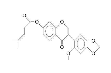 6'-Methoxy-7-(G,G-dimethylalloyloxy)-3',4'-methylenedioxy-isoflavone