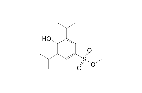 4-hydroxy-3,5-di(propan-2-yl)benzenesulfonic acid methyl ester
