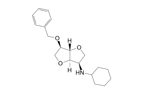 (1R,4R,5R,8R)-4-Cyclohexylamino-8-benzyloxy-2,6-dioxabicyclo[3.3.0]octane