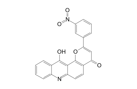 2-(3-nitrophenyl)-7H-pyrano[2,3-a]acridine-4,12-dione