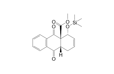 (4R,4aR,9aS)-9,10-diketo-4-trimethylsilyloxy-4,9a-dihydro-1H-anthracene-4a-carboxylic acid methyl ester