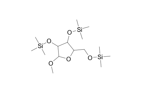 .alpha.-D-Ribofuranoside, methyl 2,3,5-tris-O-(trimethylsilyl)-