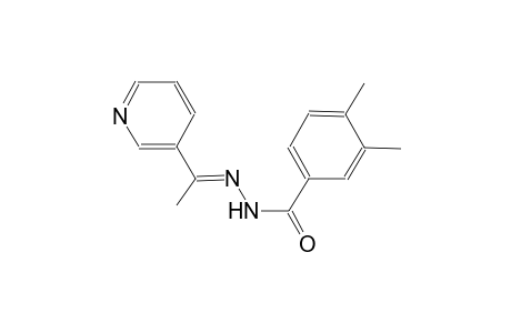 3,4-dimethyl-N'-[(E)-1-(3-pyridinyl)ethylidene]benzohydrazide