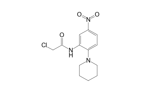 2-Chloranyl-N-(5-nitro-2-piperidin-1-yl-phenyl)ethanamide