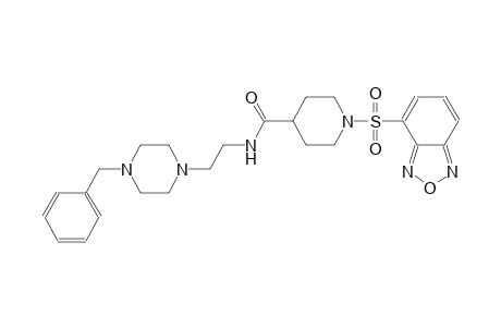 1-(2,1,3-benzoxadiazol-4-ylsulfonyl)-N-[2-(4-benzyl-1-piperazinyl)ethyl]-4-piperidinecarboxamide