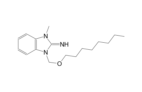 1-methyl-3-[(octyloxy)methyl]-1,3-dihydro-2H-benzimidazol-2-imine