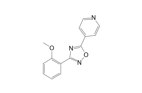 Pyridine, 4-[3-(2-methoxyphenyl)-1,2,4-oxadiazol-5-yl]-