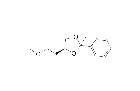 (4S )-4-(Methoxyethyl)-2-methyl-2-phenyl-1,3-dioxolan
