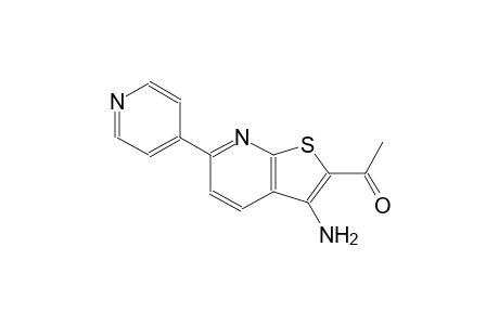 ethanone, 1-[3-amino-6-(4-pyridinyl)thieno[2,3-b]pyridin-2-yl]-