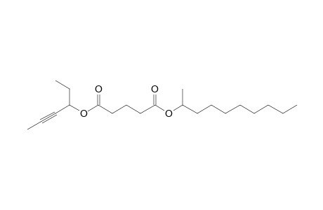 Glutaric acid, dec-2-yl hex-4-yn-3-yl ester