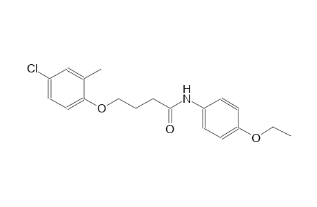 4-(4-chloro-2-methylphenoxy)-N-(4-ethoxyphenyl)butanamide