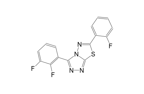 [1,2,4]triazolo[3,4-b][1,3,4]thiadiazole, 3-(2,3-difluorophenyl)-6-(2-fluorophenyl)-