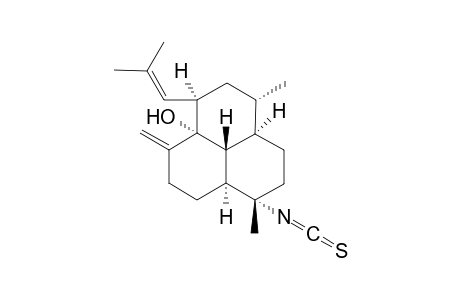 (1R*,3S*,4R*,7S*,8S*,12R*13R*)-12-hydroxy-7-isothiocyanatoamphilect-11(20),14-diene